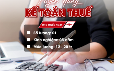 CÔNG TY CORES THÔNG BÁO TUYỂN DỤNG: NHÂN VIÊN KẾ TOÁN THUẾ