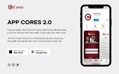 Ứng Dụng Bảo Hành Cores 2.0